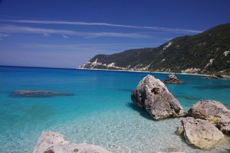 Морска вода Катизма плаж, Агиос Никитас, Лефкада