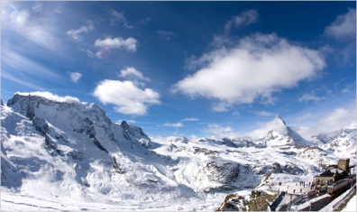 Зермат, Швейцария- нон стоп ски сезон