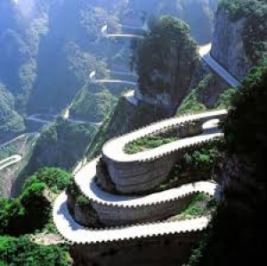 Китай Планински път Тианмен